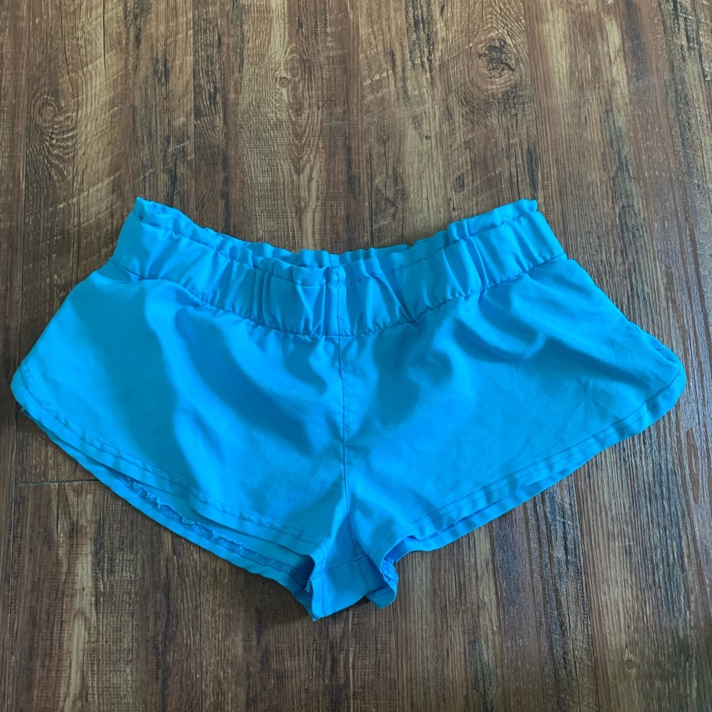 Blue swim shorts